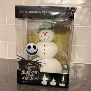 Disney The Nightmare Before Christmas Snowman Pyro Pet Candle